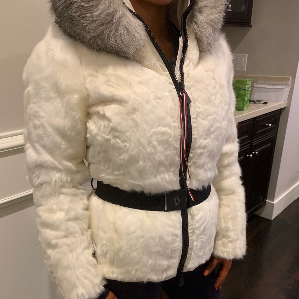 Moncler Full Fur Down Puffer Jacket Rare and Retired Collection